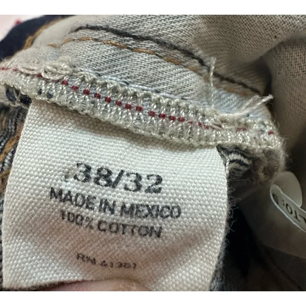 Polo Ralph Lauren Mens‎ Jeans Morris Wash Varick Slim Straight Dungarees 38 X 32